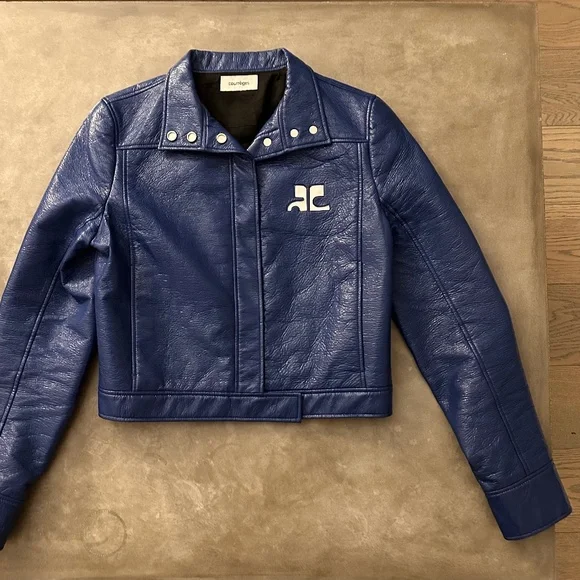 コート Courreges OUTERWEAR (424CBL212VY0014) Courrèges Jacket, Size 36 FR